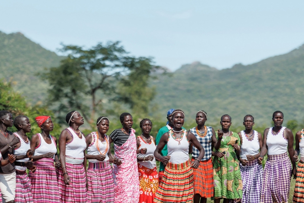 Lorukul Friends of Wildlife. These people stay adjacent to Kidepo national park and perform for visitors who do local community tours.