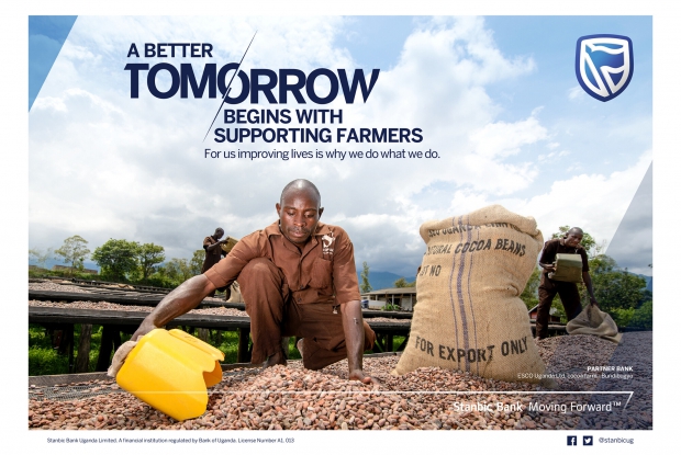 &ldquo;A Better Tomorrow begins with supporting farmers&rdquo; - Stanbic Bank 2018 - Jjumba Martin