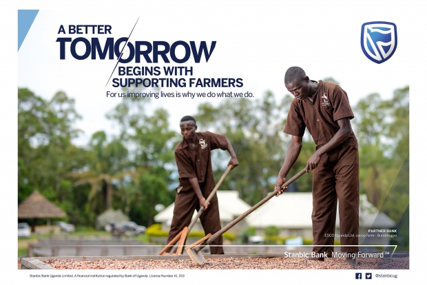 &ldquo;A Better Tomorrow begins with supporting farmers&rdquo; - Stanbic Bank 2018 - Jjumba Martin
