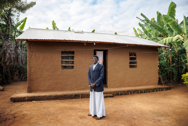 Buyi, a vanilla farmer in Sironko, eastern Uganda.