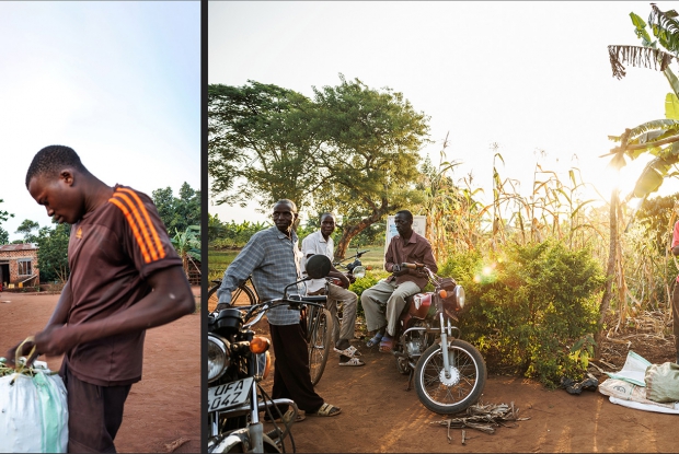 A vanilla buying centre in Kayunga.