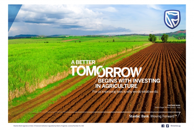 &ldquo;A Better Tomorrow begins with investing in Agriculture&rdquo; - Stanbic Bank 2018 - Jjumba Martin