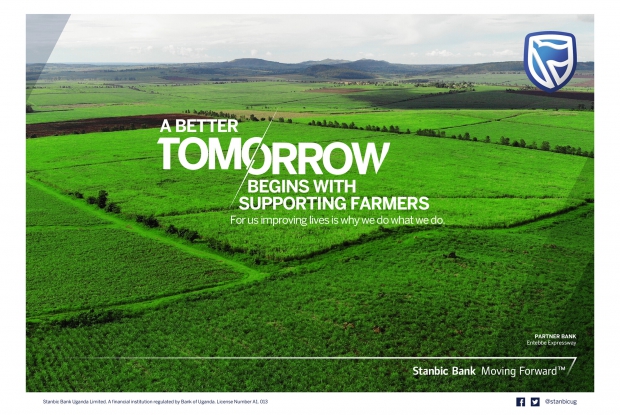 &ldquo;A Better Tomorrow begins with supporting farmers&rdquo; - Stanbic Bank 2018 - Jjumba Martin