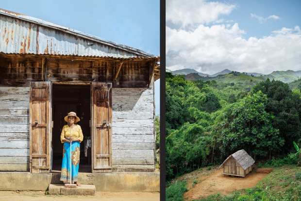 Traditional Madagascar houses utilize a variety of local materials, with wood being prominent. The roofs are usually made of straw.