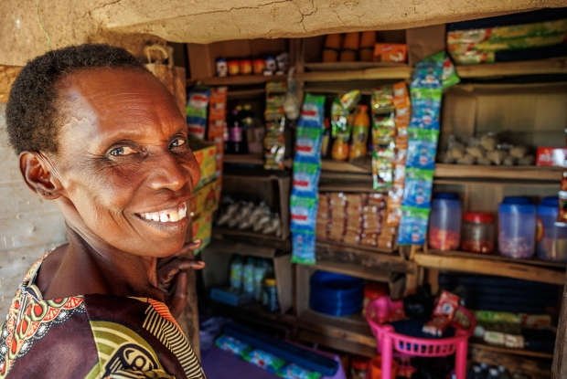 October 6th 2022- Yumbe district- Uganda. - Juan Betty, one third of the Saidu Business Group. Juan fled South Sudan in October 2016 and sought refuge in Uganda. She says the DREAMS Program has enabled her to fully provide for her family and together with her two colleagues, grow the business further.